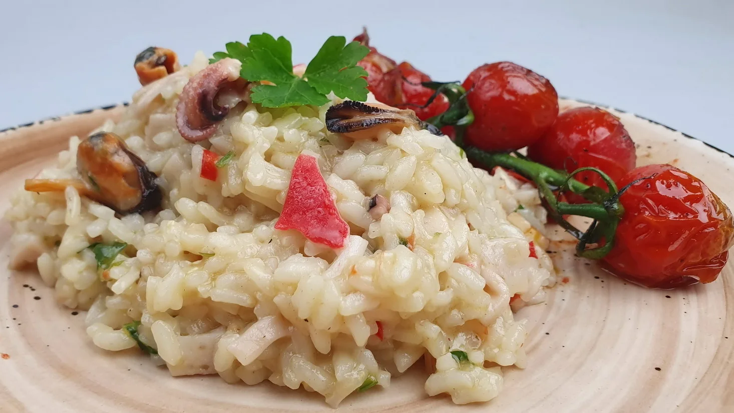 Risotto cu fructe de mare
